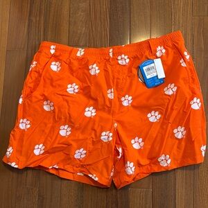 Columbia Clemson Mens swim trunks/shorts xxl nwt